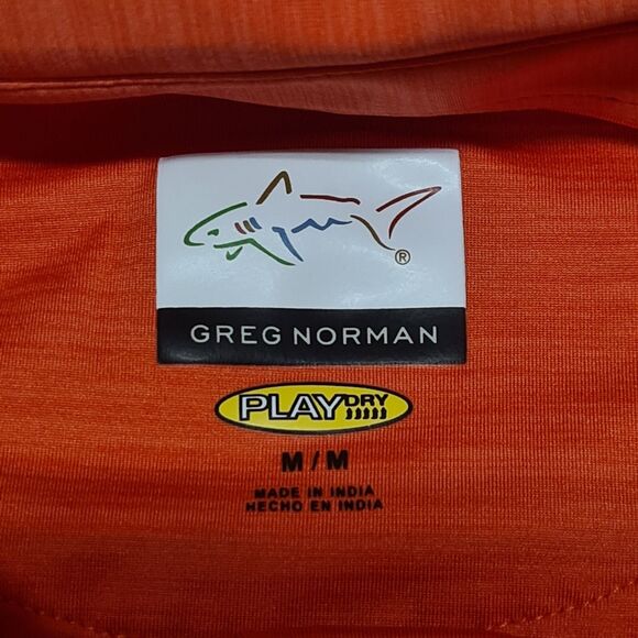 Greg Norman Golf Polo Shirt Lot of 2 Mens MEDIUM Play Dry Activewear Preppy - Picture 3 of 15